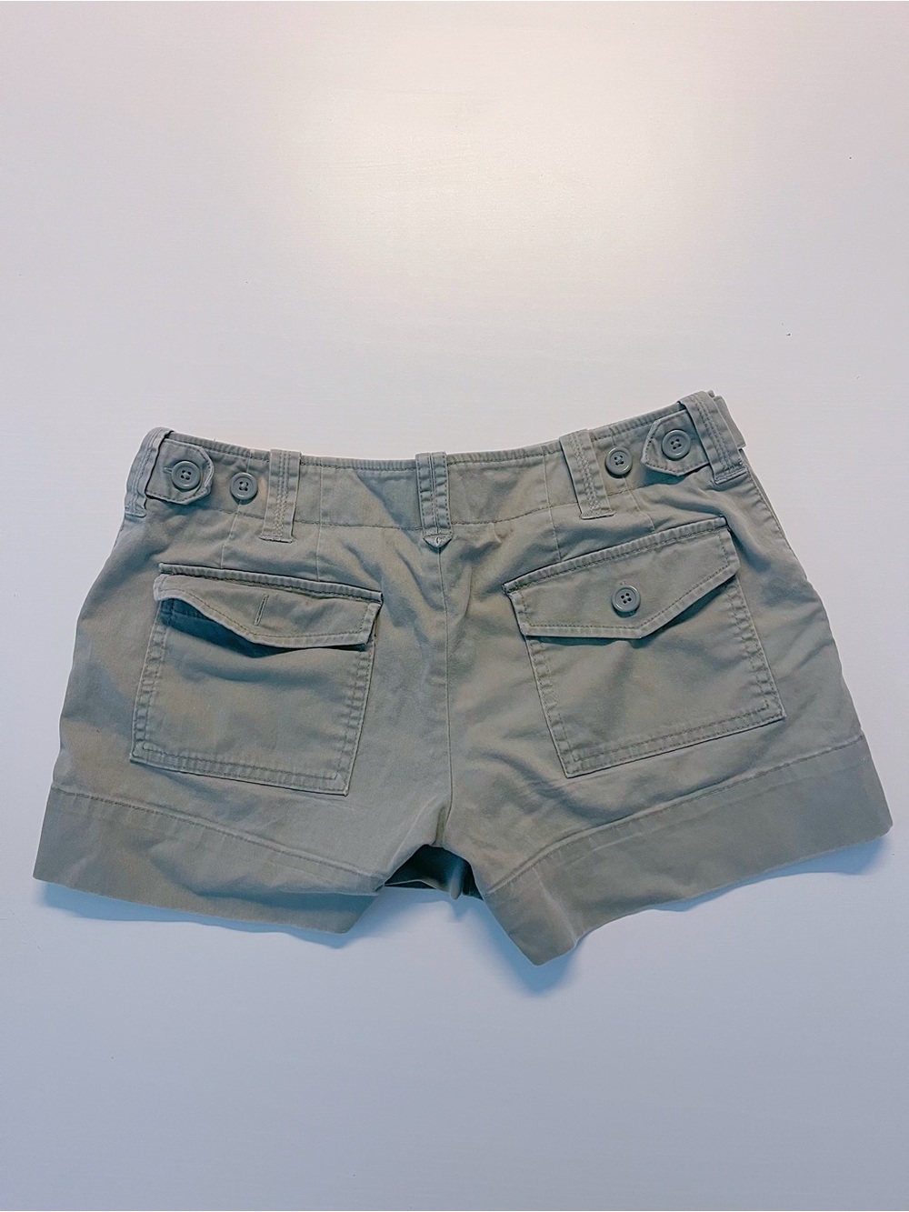Victoria's Secret London Jean Olive Green Cargo Pocket Shorts